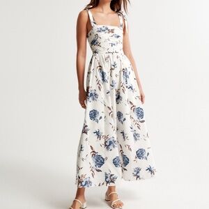 Abercrombie Emerson Tie Strap Maxi Dress